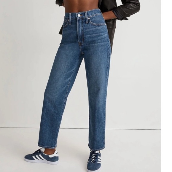 Madewell The Perfect Vintage Straight Jean medium Wash‎ size 24 - Picture 2 of 6